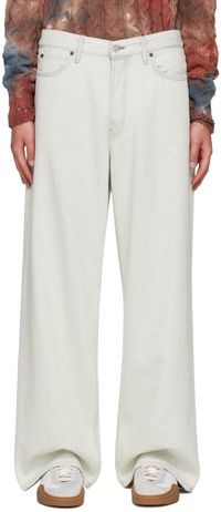 Acne Studios Blue Five-Pocket Jeans