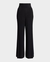 Mini-Cable Wide-Leg Pant