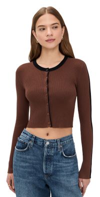 State & Lake Kaia Cardigan Navy/Cobalt XXS