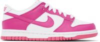 Nike Big Kids Pink & White Dunk Low Sneakers