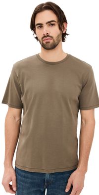 rag & bone Pima Interlock Tee Army L