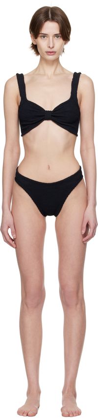 Hunza G Black Bonnie Bikini