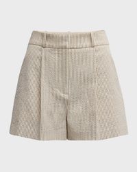 Haina Stripe Seersucker Shorts