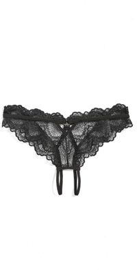 Thistle and Spire Kane Overt Bikini Panties Black XL