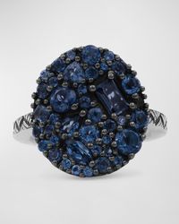 London Blue Topaz Ring in Sterling Silver, Size 7