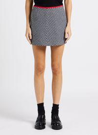 Max&co. - Mini-jupe ajustée en laine mélangée imprimée - Taille 42 - Multicolore