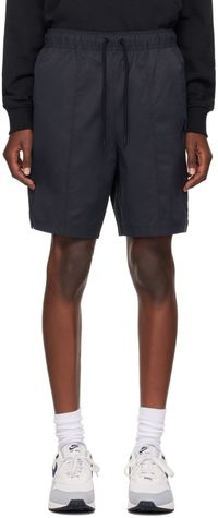 Nike Jordan Black Drawstring Shorts