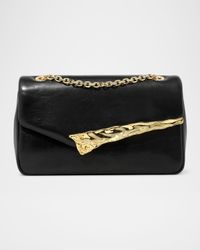 The Angular Leather Shoulder Bag