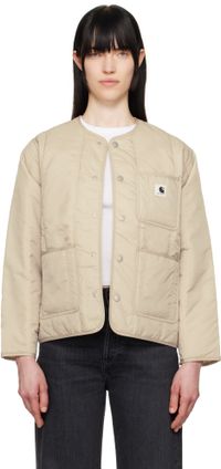 Carhartt Work In Progress Beige Kyla Liner Jacket