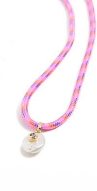 Alexa Leigh Pink Paracord Necklace Pink One Size