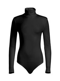 Women's Colorado Turtleneck Knit Bodysuit - Black - Size Large