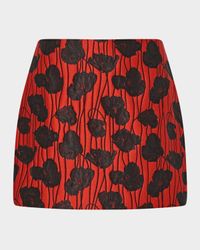 Poppy Jacquard Mini Skirt