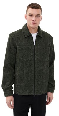Les Deux Marseille Herringbone Wool Jacket Duffel Bag M
