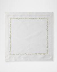 Gold Wave Embroidered Napkin
