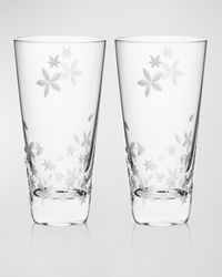 Chatham Bloom Highball Glasses, Set of 2