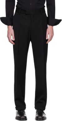 Dolce&Gabbana Black Virgin Wool Trousers