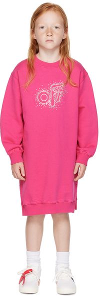 Off-White Kids Pink Rounded Dress