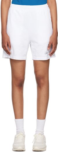 Sporty & Rich White Vendome Shorts
