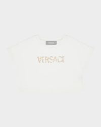 Girl's Floral Logo-Print T-Shirt, Size 2-5