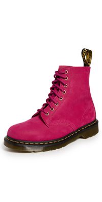 Dr. Martens 1460 Pascal Milled Nubuck Boots Fuchsia Pink 9