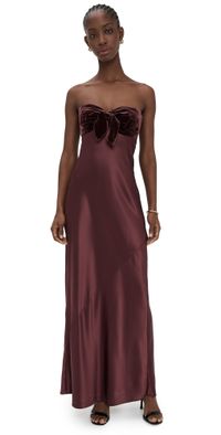 CAMI NYC Lavinia Gown Cranberry 00