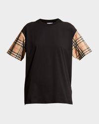 Oversized Vintage Check T-Shirt