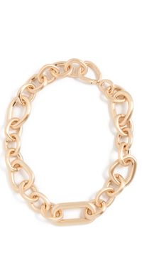 Cult Gaia Reyes Necklace Brushed Brass One Size