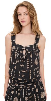 RAILS Blythe Top Beach Shells XXS