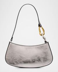Ollie Metallic Leather Shoulder Bag