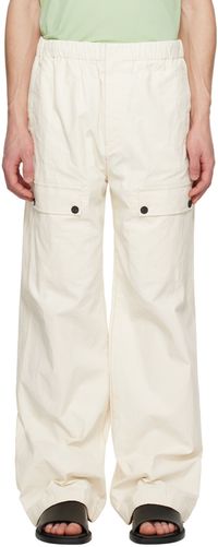 Ferragamo Off-White Drawstring Trousers