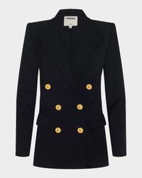 Cambrie Oversized Double-Breasted Blazer