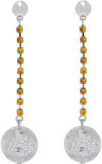 Mondo Mondo Orange & Silver Lounge Earrings