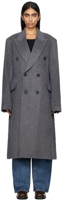 OUR LEGACY Manteau Whale gris