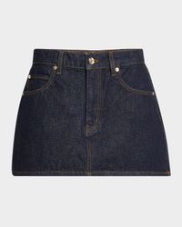 The Denim Mini Skirt
