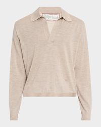 Men's Fine Cashmere Polo Shirt