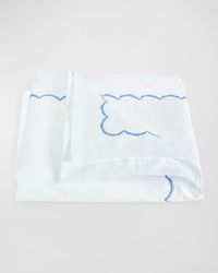 Scallops Embroidered Duvet Cover, FULL-QUEEN