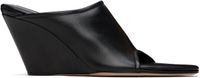 CHRISTEN SSENSE Exclusive Black 75mm Stretch Mules