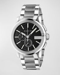 44mm G-Chrono Stainless Steel Bracelet Watch