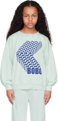 Bobo Choses Kids Blue Shadow Sweatshirt