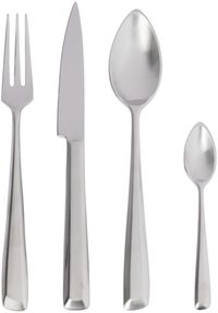 Ann Demeulemeester Stainless Steel Serax Edition Zoë Matt Cutlery Set