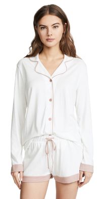 Cosabella Bella Bridal Pajama Set Mandorla/Moon Ivory 2X