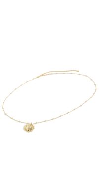 Luv Aj The Ibiza Sun Belly Chain Necklace Gold One Size