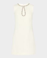 Eden Embellished Bouclé Mini Dress