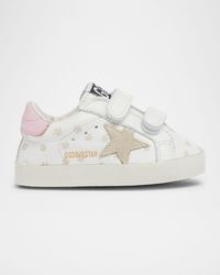 Kid's Old School Nappa Leather and Suede Sneakers, Baby