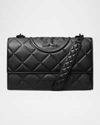 Fleming Small Quilted Leather Convertible Shoulder Bag