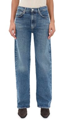 AGOLDE Harper Jean: Mid Rise Relaxed Straight Enroll 33