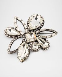 Cubic Zirconia Chandelier Brooch