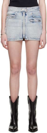 Isabel Marant Blue Caly Denim Miniskirt