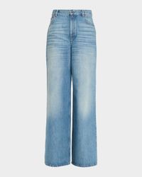 Wide-Leg High-Rise Jeans