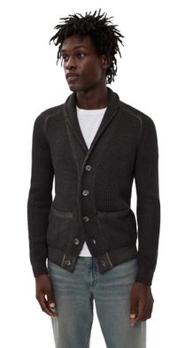 Fedeli Shawl Cardigan Sweater Chocolate 50